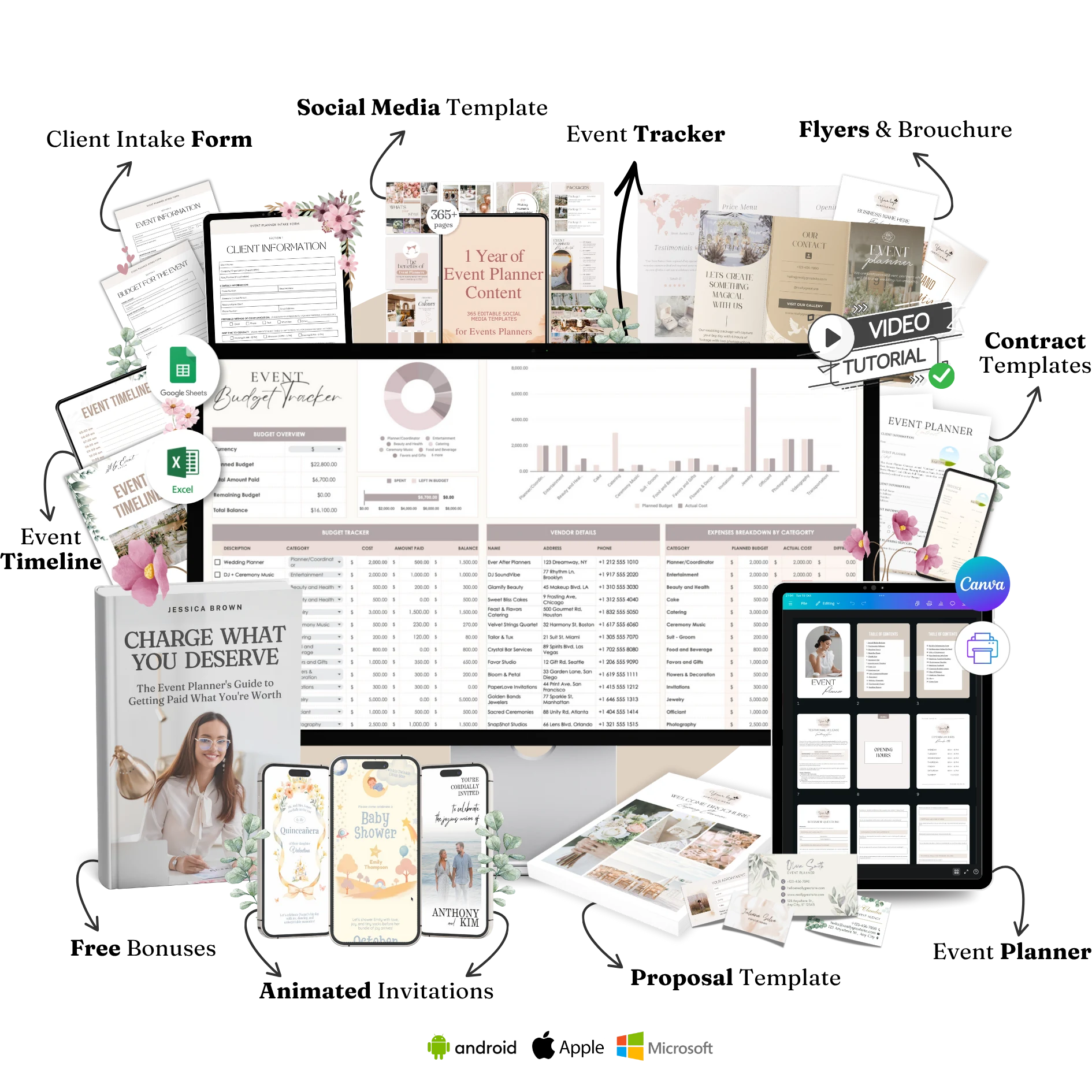 All-in-One package reference mockup, temporary design placeholder